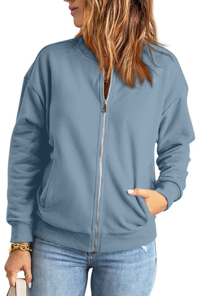 Лусиана | Бомбер яке от велурена кожа