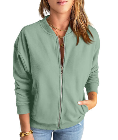 Лусиана | Бомбер яке от велурена кожа