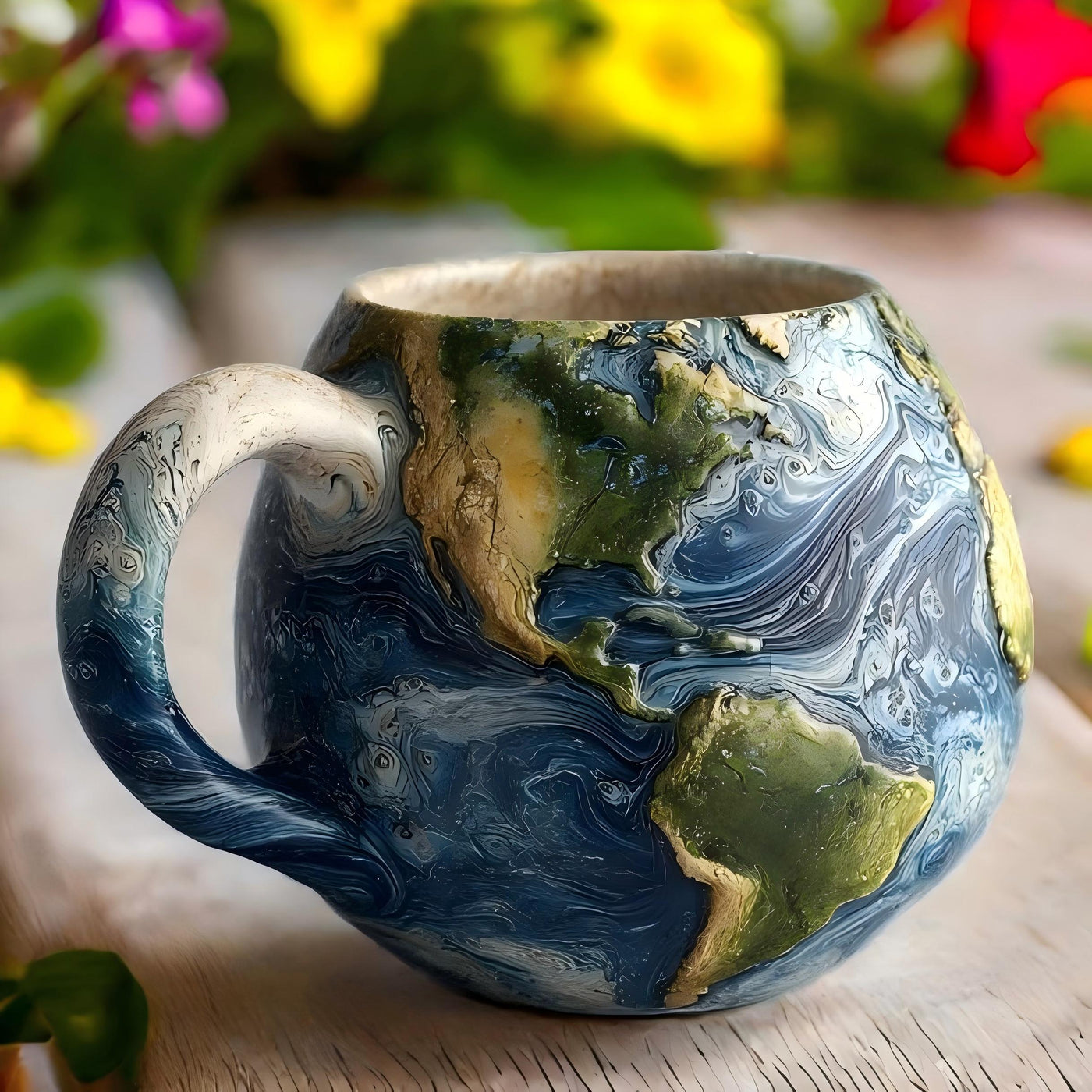 Чаша Земният пейзаж на Гая