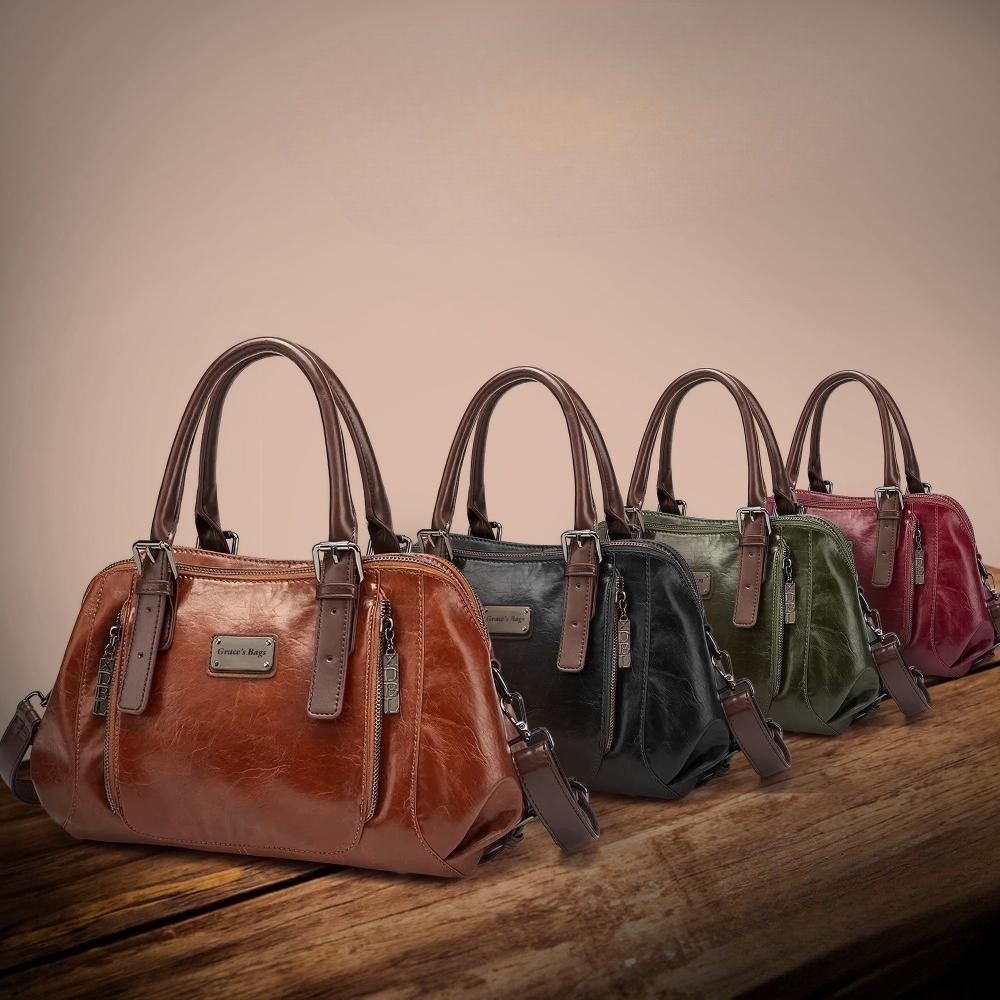 Jada | Структурирана кожена чанта