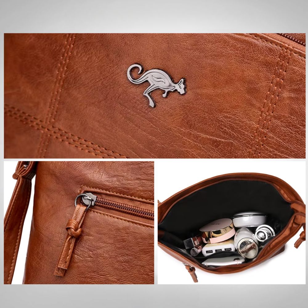 Elise | Класическа кожена чанта през рамо